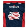 MLS New England Revolution "Jersey" Personalized Silk Touch Throw Blanket