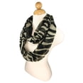 thumbnail image 2 of Zebra Animal Print Infinity Loop Fashion Scarf, 2 of 2