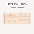 thumbnail image 4 of Time Cards Adams Weekly, tiempo extra, 2 caras, 9 x 21 cm, 200 unidades, 4 of 6