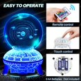 thumbnail image 3 of Niulife 3D Galaxy Crystal Ball Night Light,16 Color Changing Decolamp for Educational Science,Space Cool Gadgets Astronomy Gifts,Valentines Day Gifts for Him Boyfriend Husband Kids, 3 of 6