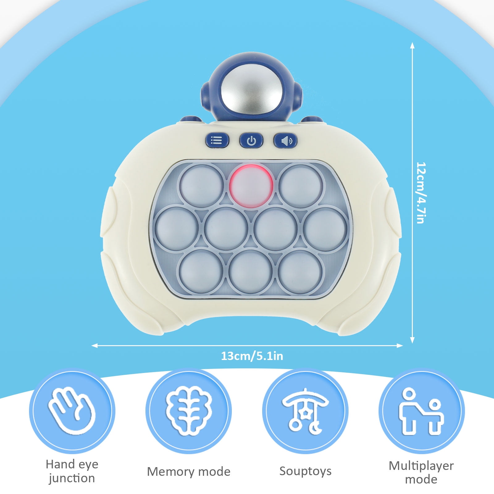 Fast Push Bubble Game Electronic Handheld Toy Machine Multi