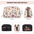 thumbnail image 2 of Conch Shell No.J921 Makeup Bag, Large Capacity Travel Cosmetic Bag for Women Girls- Travel Toiletry Bag Leather Portable Waterproof Makeup Case Organizer with Handle, 2 of 4