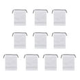 thumbnail image 1 of 10PCS Transparent Frosted Travel Bags, Travel Storage Bags, Family Storage Bags, Men's And Women's Shoe Drawstring Bags, 1 of 8