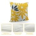 thumbnail image 4 of Nawypu  Throw Pillow Covers Geometry Outdoor Square Pillow Cushion Cases, Modern Decorative Pillow Covers for Couch Sofa Bedroom Car, Yellow, 4 of 5