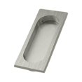 thumbnail image 1 of 4 x 1.62 x 0.37 in. Large Flush Pull, Satin Nickel - Solid, 1 of 1