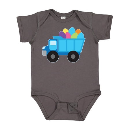 

Inktastic Easter Egg Truck Boys Gift Baby Boy Bodysuit