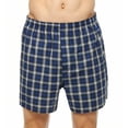 thumbnail image 3 of Men's Hanes 745BP5 Premium Cotton Woven Tartan Boxers - 5 Pack (Assorted S), 3 of 4