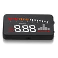 thumbnail image 2 of Pantalla frontal universal para coche X5 HUD de 3,5 pulgadas OBD2-Sistema X5 con aviso de alarma, 2 of 14
