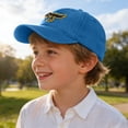 thumbnail image 2 of Dinosaur Embroidered Hat Childrens Baseball Cap Washed Cotton Cartoon Sun Hat Outdoor UV Sun Hat for Toddler Baby Boys Girls Safari Fishing Hat UPF 50+, 2 of 7