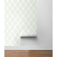 thumbnail image 6 of Wallquest, Inc. Luxe Haven Coastal Lattice Peel and Stick Wallpaper Seaglass, 6 of 9