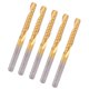 thumbnail image 5 of 5Pcs Milling Cutter High Speed Steel Single Flute Spiral Engraving CNC End Mill Bit 4x25x50mm, 5 of 5