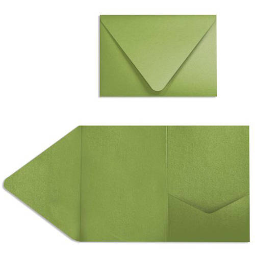 A7 Pocket Invitations (5" x 7"), 18pt