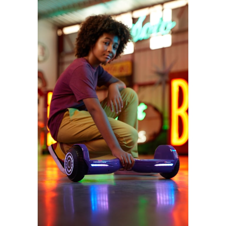 Wing パジャマ ライトパープル ペイズリー柄 L Razor Black Label Hoverboard with LED Lights - Fast Speed, UL2272