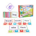thumbnail image 3 of Juegos de tarjetas flash a juego, actividades, ver y deletrear, juguete educativo para niños y niñas rojo, 3 of 9