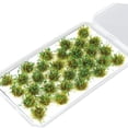 thumbnail image 2 of TISHITA 32 Pcs de Fleurs Miniatures en Grappe pour Kits de Construction de Modèles, Vert Sable, 2 of 8