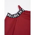 thumbnail image 4 of MSemis Kids Baby Girls 2PCS Sports Outfit Long Sleeves Crop Top Jogging Pants Set, 4 of 7