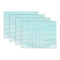 thumbnail image 1 of 4 Hojas de Etiquetas Numéricas 0.35" Etiquetas Numéricas Mini 3D Autoadhesivas de Aleación (Plata), 1 of 7