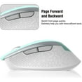 thumbnail image 3 of Computer Mouse Wireless, RaceGT 2.4G Ergonomic Optical Mouse, Computer Mouse for Laptop, PC, Computer, Chromebook, Notebook, Auto-sleep Mode, USB Receiver, 6 Buttons, 3 Adjustment DPI, Blue, 3 of 11