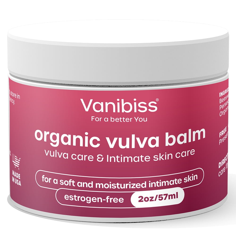 Vanibiss Organic Vulva Balm Vaginal Moisturizer Estrogen Free (2oz