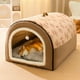 thumbnail image 3 of Winter Pet Cat Bed Foldable Dog House Dog Villa Sleep Kennel Removable Nest Warm Enclosed Cave Sofa Big Dog Kennel Pet Supplies ShopWise Round, 3 of 8