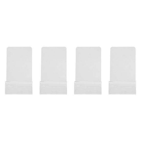 KONTONTY 4-Pack Transparent Mobile Phone Stands Holder for Office Desk, Convenient Telephone Holder Stands