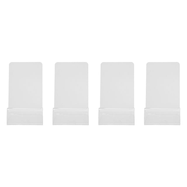 4pcs Acrylic Cell Phone Stand Transparent Display Holder Shopwindow Display Rack