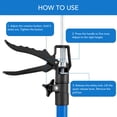 thumbnail image 3 of Cabinet Support Pole, 45 Rotating Head Anti Slip Pad 220.5lb Load Bearing Multifunctional Cabinet Jack  for Construction Tool Short Type, 3 of 7