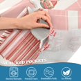 thumbnail image 5 of Yayeee Kitchen Curtains Tier Set of 2 Light Filtering 57"x24" Over Sink Window Panels, Light Green Christmas Houses, 5 of 7