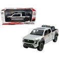 thumbnail image 6 of 2024 Toyota Tacoma TRD Off Road Edition Truck Silver Metallic with TRD Stripes w/Sunroof and Wheel Rack 1/24 Diecast Model Car, 6 of 6