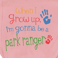 thumbnail image 3 of Inktastic Park Ranger Future Baby Burp Cloth, 3 of 3