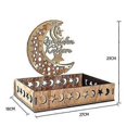 thumbnail image 2 of Islamic Ramadan Eid Mubarak Dessert Wooden Serving Tray, 2 of 2