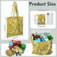 thumbnail image 2 of Cute Banana Canvas Tote Bag – Reusable Grocery Bag with Tropical Yellow Fruit Print, Kawaii Banana Illustration, Eco-Friendly Cotton Shopper for Everyday Use, 2 of 7