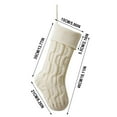 thumbnail image 2 of dajkiuy Knit Christmas Stockings, 18 Inch Xmas Stockings Holiday Fireplace Hanging Stockings Christmas Gift Bag Decorations for Family Holiday Season Decor, 2 of 5