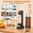 thumbnail image 6 of Sparkling Water Maker, Soda Maker Machine for Home Carbonating, Seltzer Water Starter Kit with BPA-free 1L PET Bottle, 2 CO2 Cylinders, Compatible with Mainstream Screw-in 60L CO2 Cylinder, 6 of 11