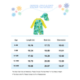 thumbnail image 2 of KIMI BEAR 18 Months Infant Baby Boys One-piece Swimsuit 24 Months Swimwear Full Zipper UPF 50+ Sun Protection Coconut Tree Print One Piece Bathing Suit Rash Guard and Hat Beachwear Sunsuit Green, 2 of 10