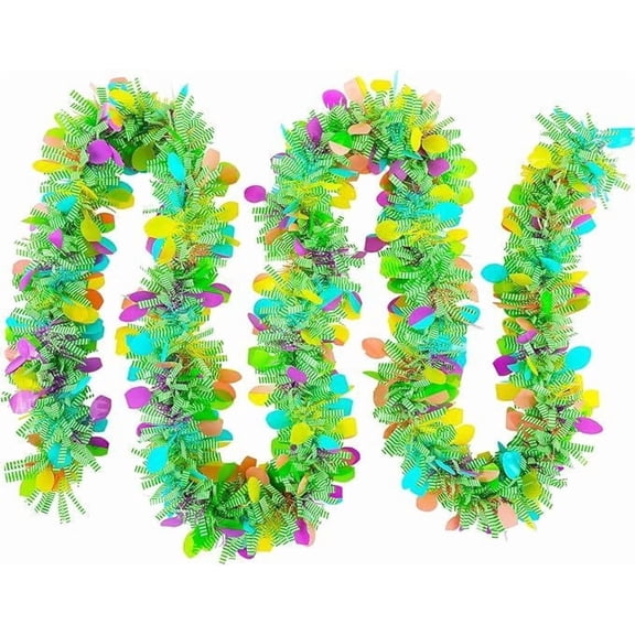 Hvmvliv Easter Tinsel Garland Long Easter Hanging Decoration, DIY Home Decor for Various Festive Occasions Multicolor