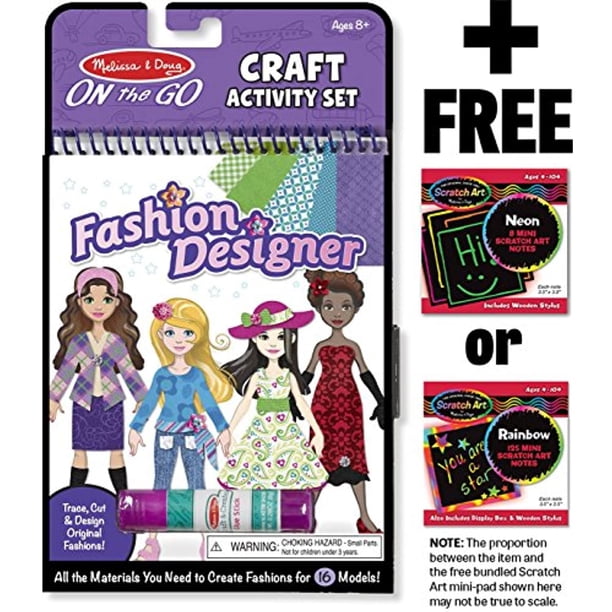 Julia: Magnetic Dress Up Doll + FREE Melissa & Doug Scratch Art