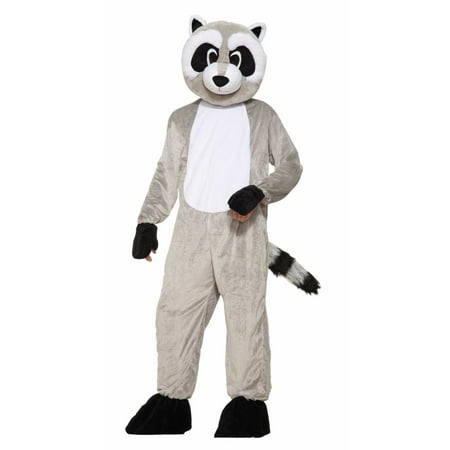 Rickey Raccoon Mascot Adult Costume