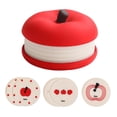 thumbnail image 1 of Juego de 5 posavasos con forma de fruta, divertidos manteles individuales con aislamiento térmico, almohadillas para cuencos, para centro de mesa,, 1 of 9