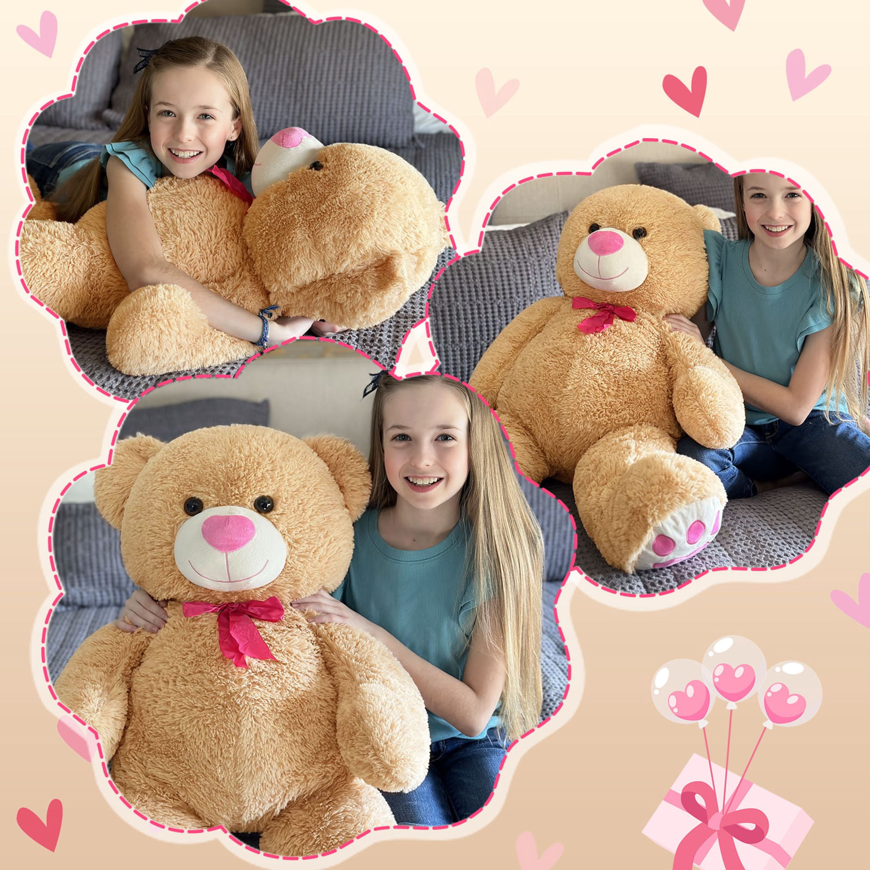 Muiteiur Giant Teddy Bear 36'' Giant Stuffed Animal Big Bear Plush Toy