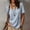 Blue plus size ruched tshirt a1, variant on Women Plus Size Ruched Tshirt Square Neck Short Sleeve Casual Basic Tee Slim Fit Solid Color Tops Everyday Fashion Clothes, Blue 3XL