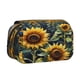 thumbnail image 1 of Easygdp Starry Sky Moon Sunflower para Estuche de Lápices con Tapa Flip, Suministros de Oficina y Universidad para Adolescentes y Adultos, 1 of 7