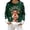 Dark Green, variant on Festive Print Cozy Flannel Pullover Sweater For Casual Long Sleeve Crewneck Holiday Top Soft Warm Winter Knitwear