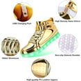 thumbnail image 4 of Light Up Shoes Men Women LED Shoes High Top Adult Light Up Sneakers Glow in The Dark Shoes with USB Recharging for Dancing Parties, 4 of 13