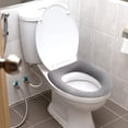 thumbnail image 5 of Laklulu Almohadilla para Asiento de Inodoro Suave y Gruesa, Almohadilla para Inodoro con Mango más cálido para baño, Estirable y Lavable, 5 of 5