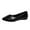 Black, variant on Leisure Women's Four Seasons Low Heeled Non Slip Round Toe Bow Tie Breathable Slip On Lazy Shoes