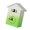 Green, variant on lanema Cuckoo Wall Clock Decorative Clock Cuckoo Clock Volumes Adjustable Cookoo Clock
