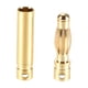thumbnail image 2 of Conectores de cable de enchufe de altavoz Banana macho y hembra de 4mm, tono dorado, 5 pares, 2 of 5