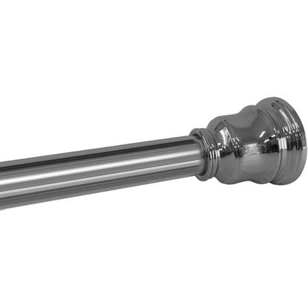 Elegant Home Fashions Shower Rod with Circle Lines