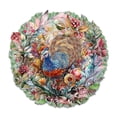 thumbnail image 5 of Thanksgiving Turkey Wreath Holiday Door Decor by G. Debrekht - Thanksgiving Decor - 8611083H, 5 of 11